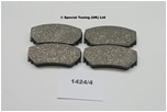 Front Brake Pad Set - 1166 Material